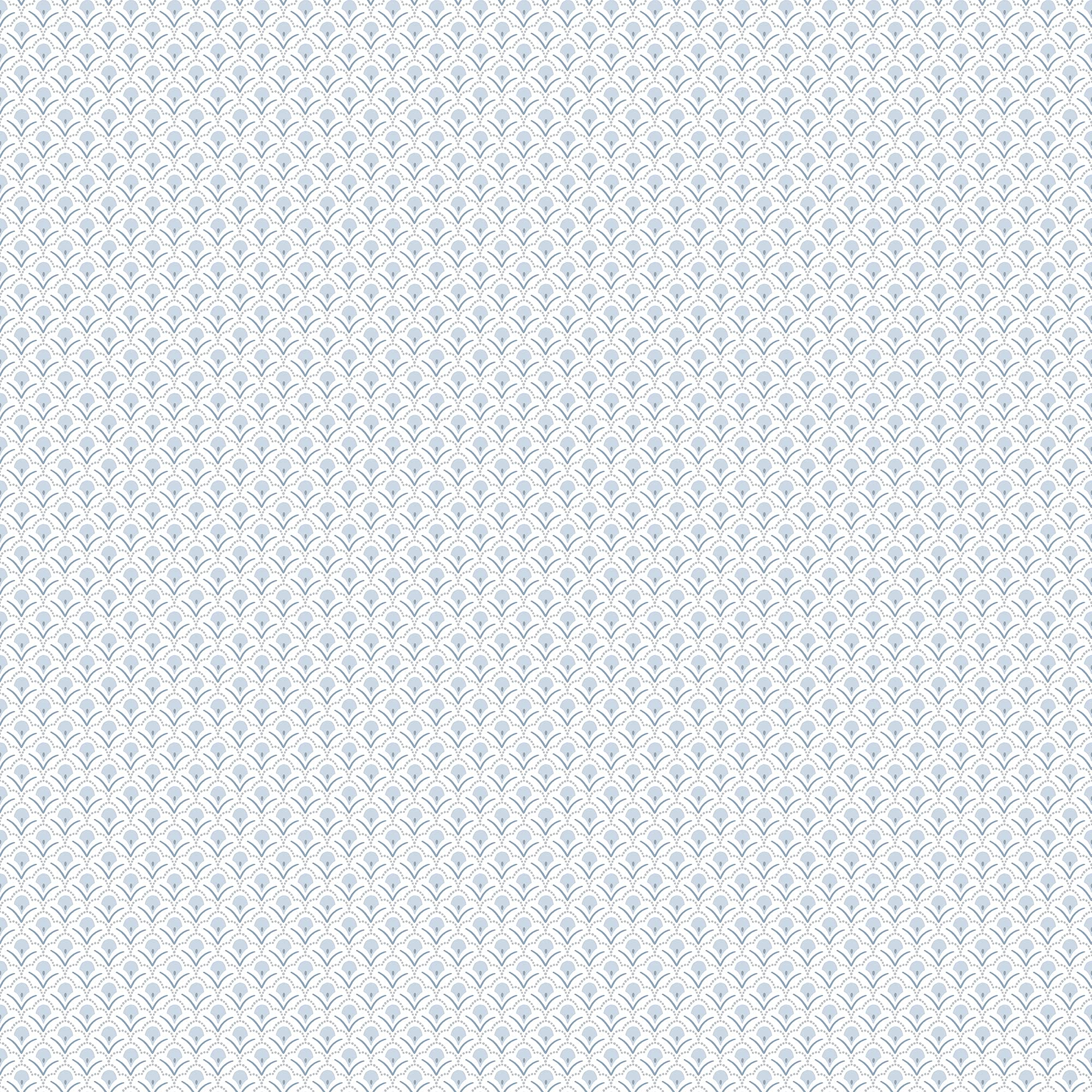 Galerie G78514 Secret Garden Secret Scallop Wallpaper, Blue/Navy, 10m x 53cm — image 1