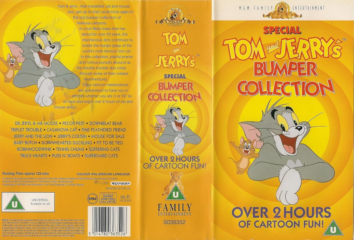 Tom &amp; Jerry�s Bumper Collection 6 [VHS] Tom &amp; Jerry