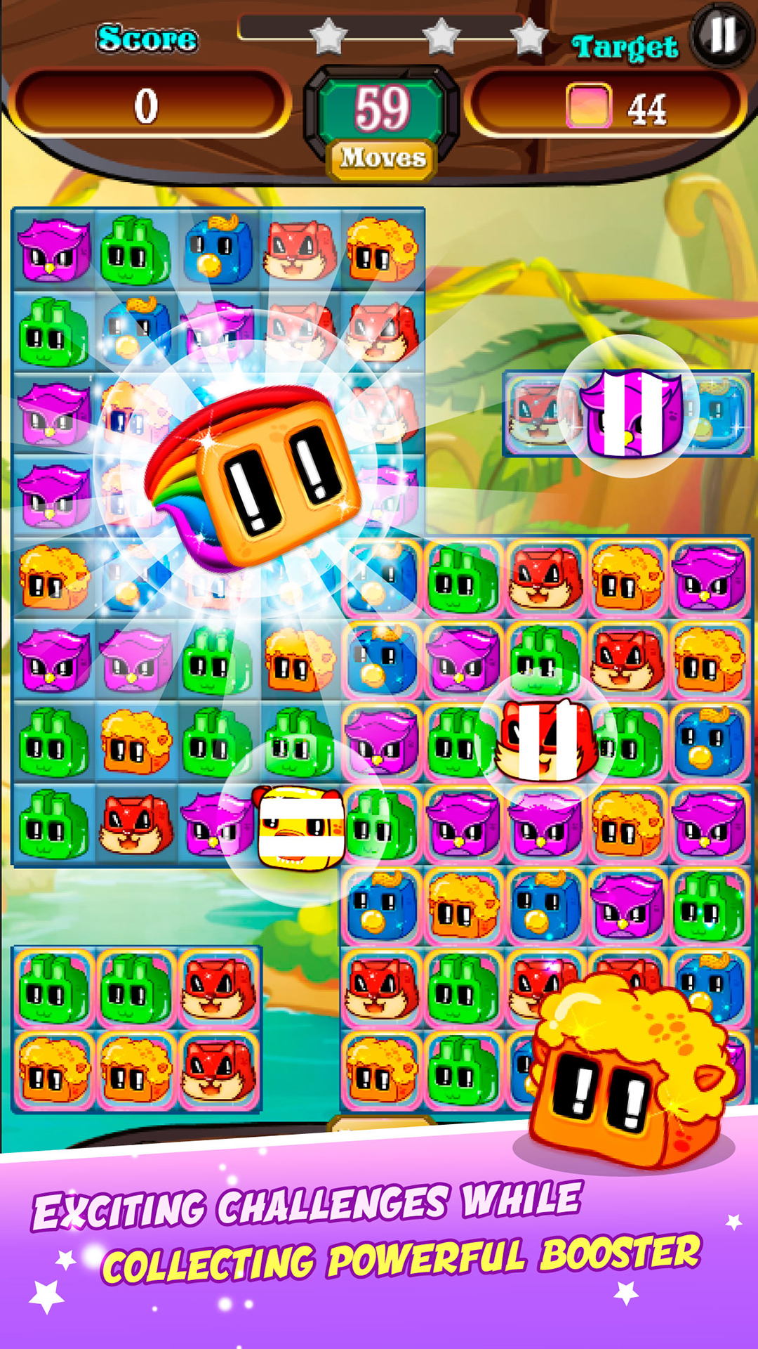 Pet Frenzy Jouney Fruit Pop Mania Of Blast.ing Match 3 Puzzle's For