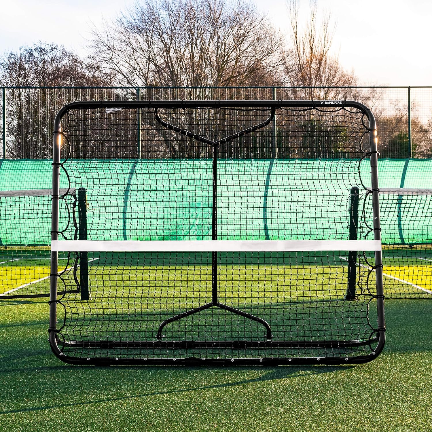 Net World Sports RapidFire Mega Tennis Rebounder | Groundstroke & Volleying Practice (Small Or Large) (Small (5ft x 6ft)) : Sports & Outdoors