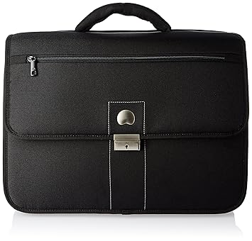 Delsey Villette Soft 33 Ltrs Black Briefcase Business Case (00318015000)
