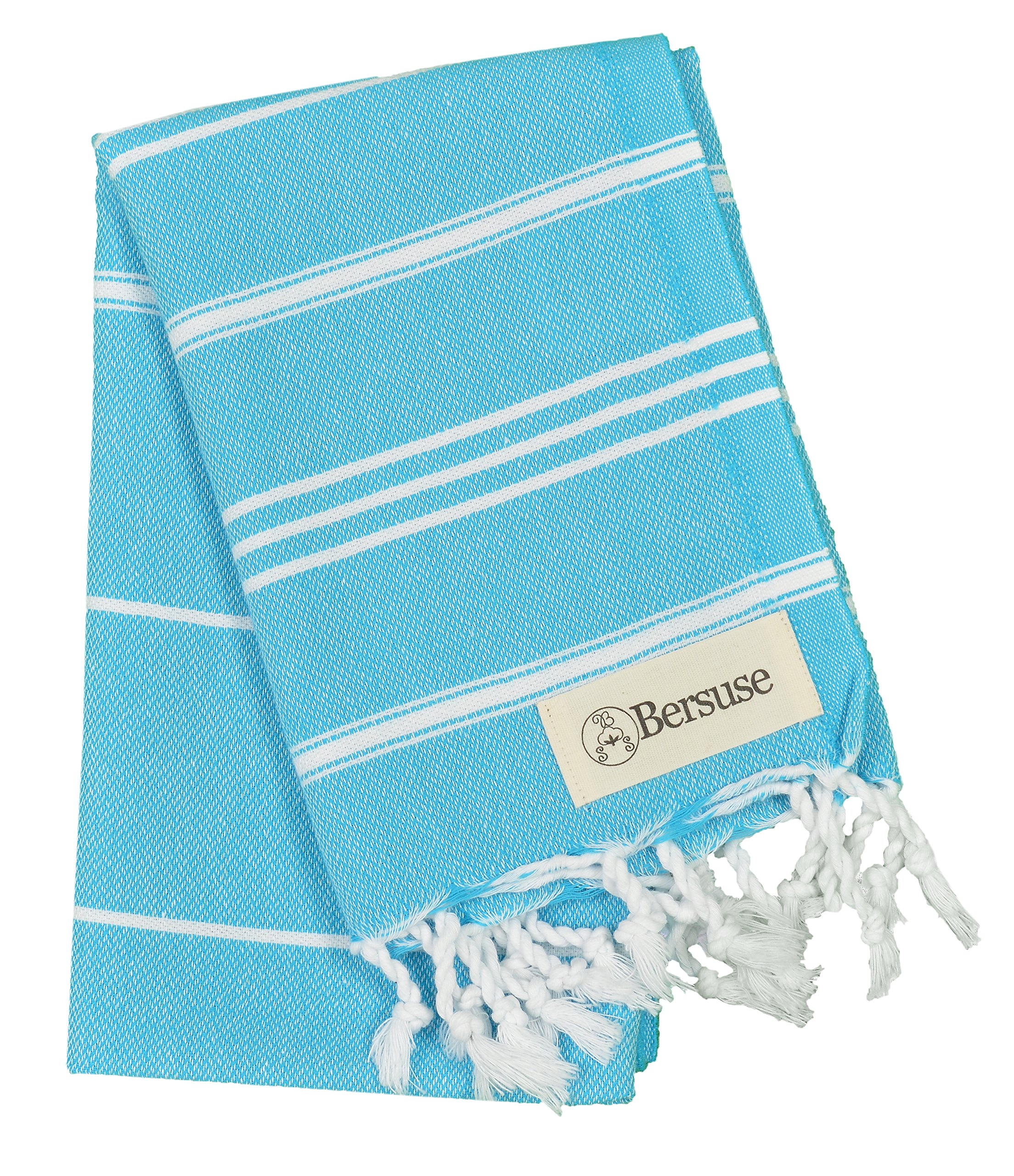 Bersuse 100% Cotton - Anatolia Turkish Hand Towel - Turquoise
