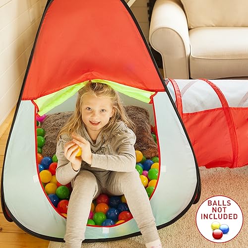 Kiddey Children's Play Tent with Tunnel (3-Piece Set) – Indoor