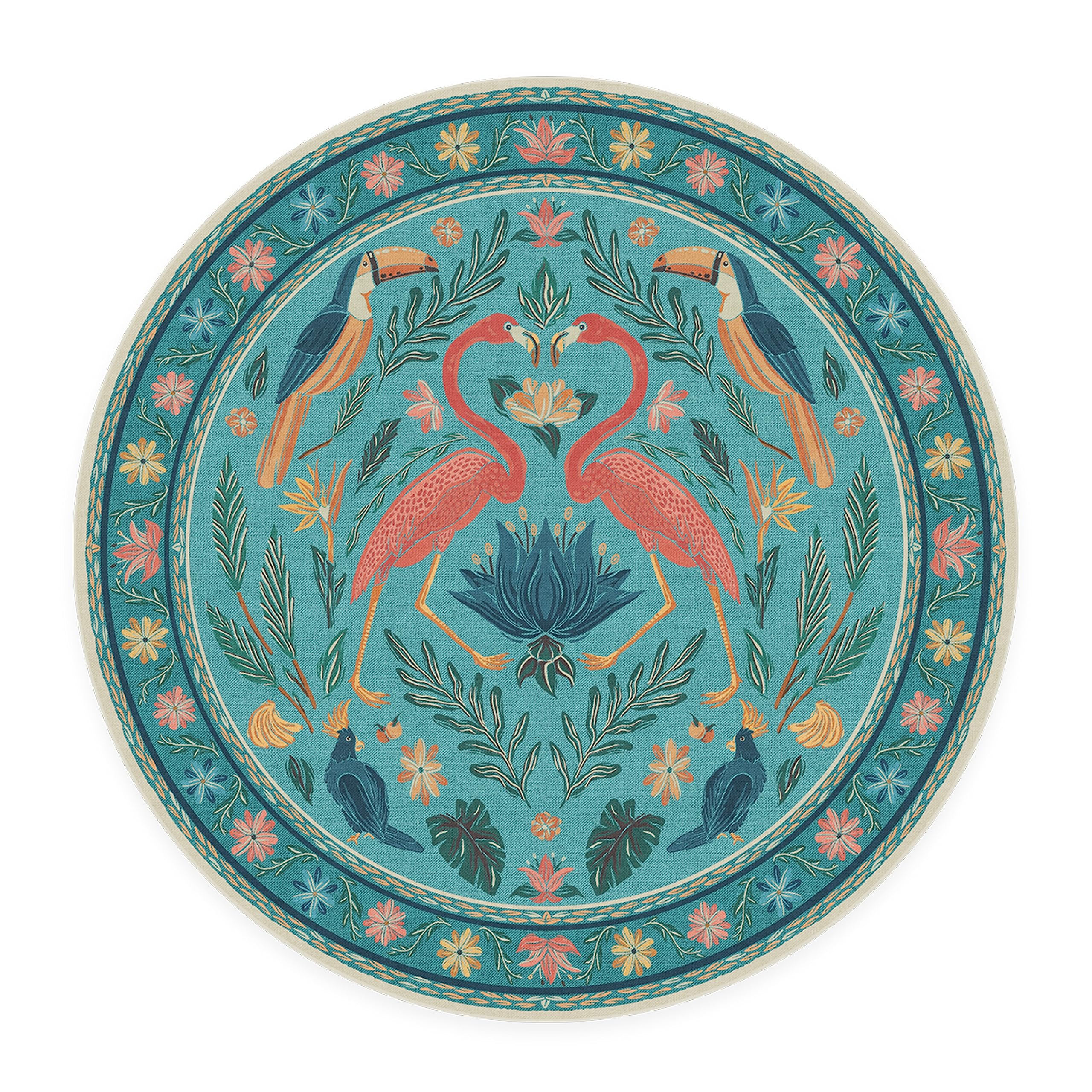 RUGGABLE x Iris Apfel Round Rug - Perfect Modern