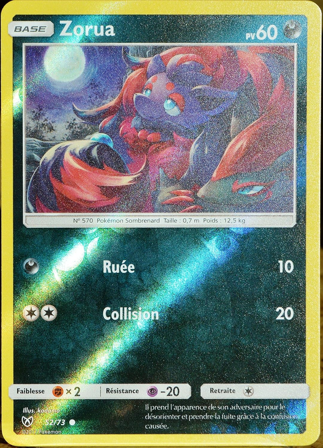 Carte Pokemon 52 73 Zorua 60 Pv Jeux Et Jouets Cartes A Collectionner Centromotorsa Com Ar