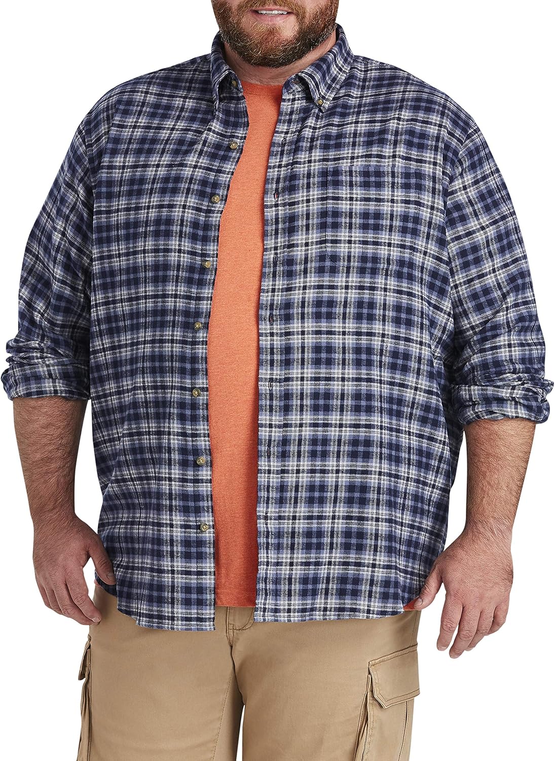 big and tall lined flannel shirts