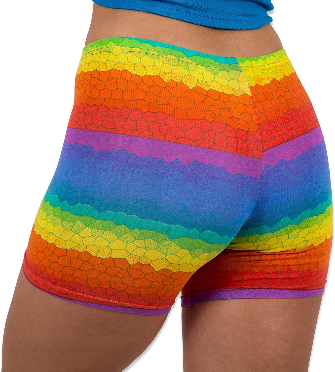 Sexy Basics Women's 6 Pack Cotton Stretch Light Weight Boyshort Boxer Brief Undershorts at  Women’s Clothing store