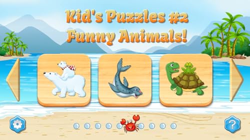 Kids Puzzles Funny Animals 2 Full Game Without Ads Amazing Kids Puzzles With Funny Zoo And Safari Animals Amazon Com Appstore For Android