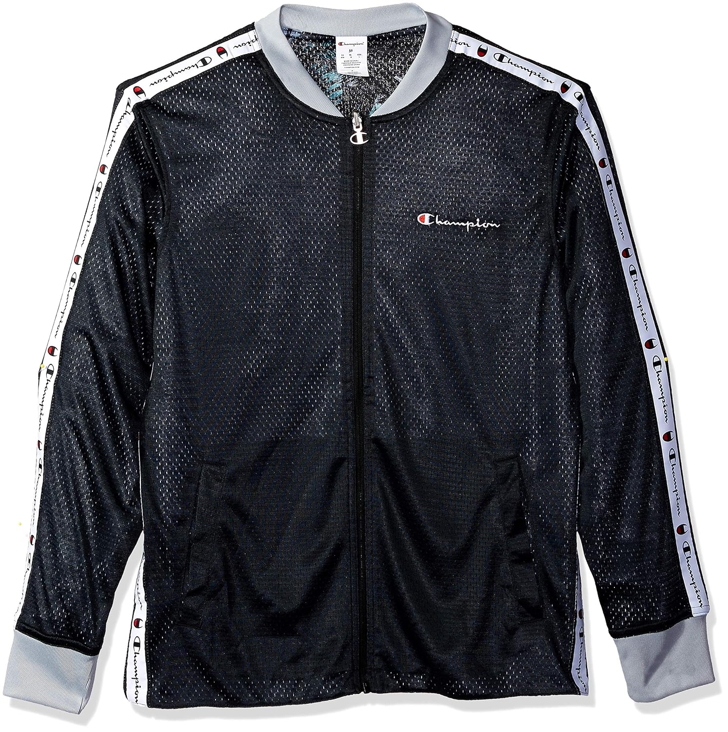 champion reversible mesh jacket