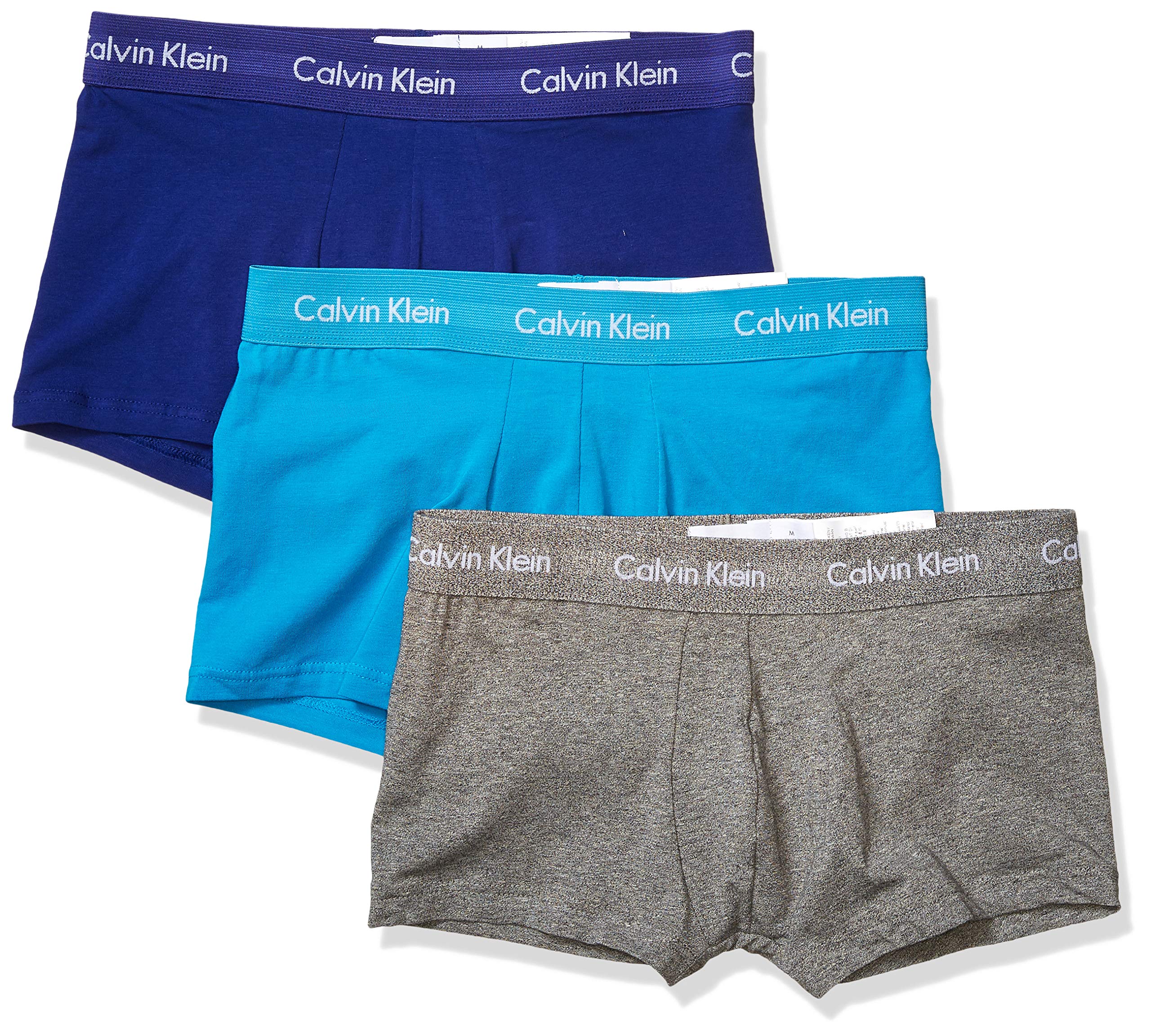 Calvin Klein Men's Cotton Stretch Multipack Low Rise Trunks