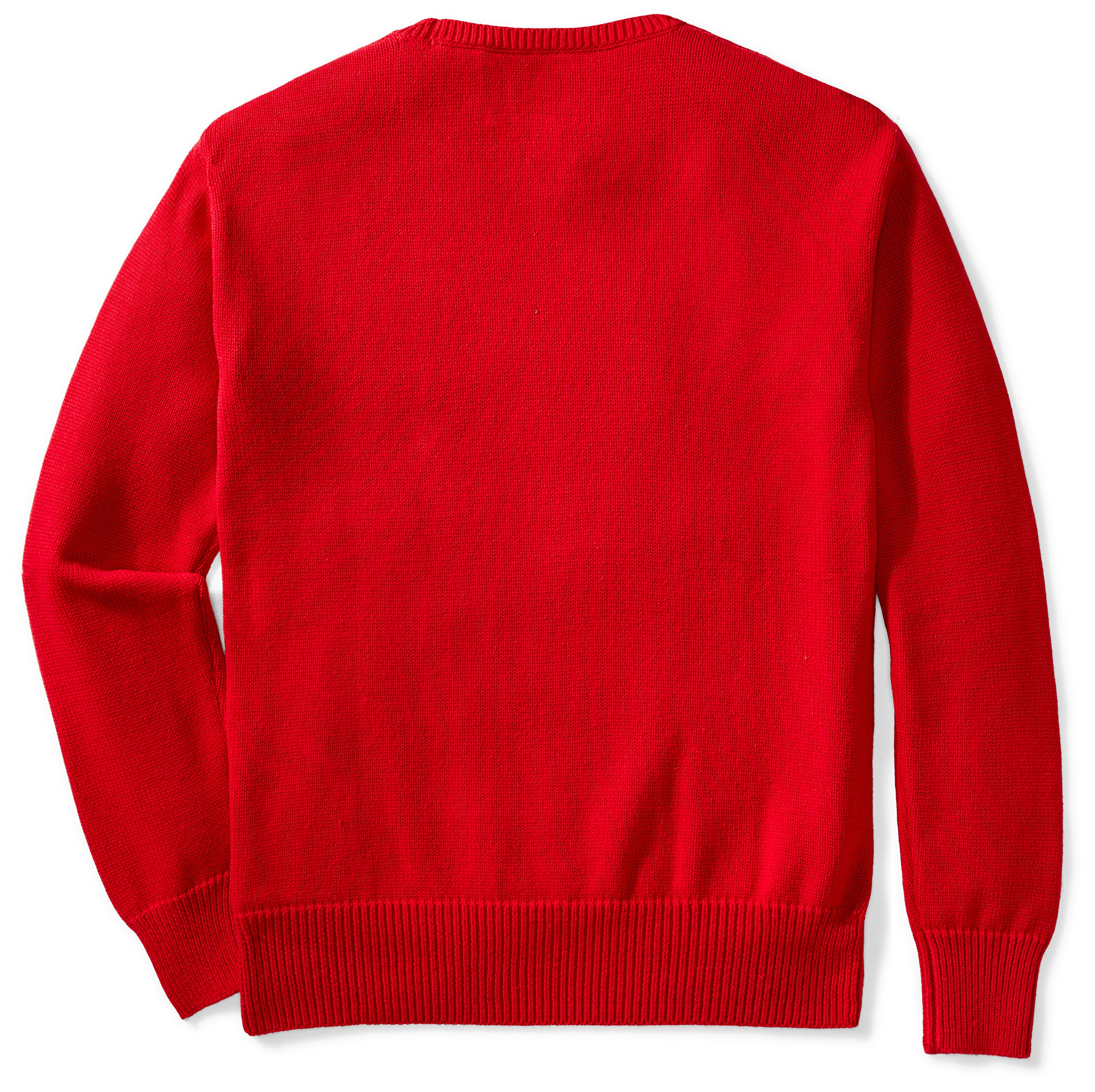 Ugly Fair Isle Unisex Adult Jacquard at FrontCrew Neck Long Sleeve Pullover - Image 3