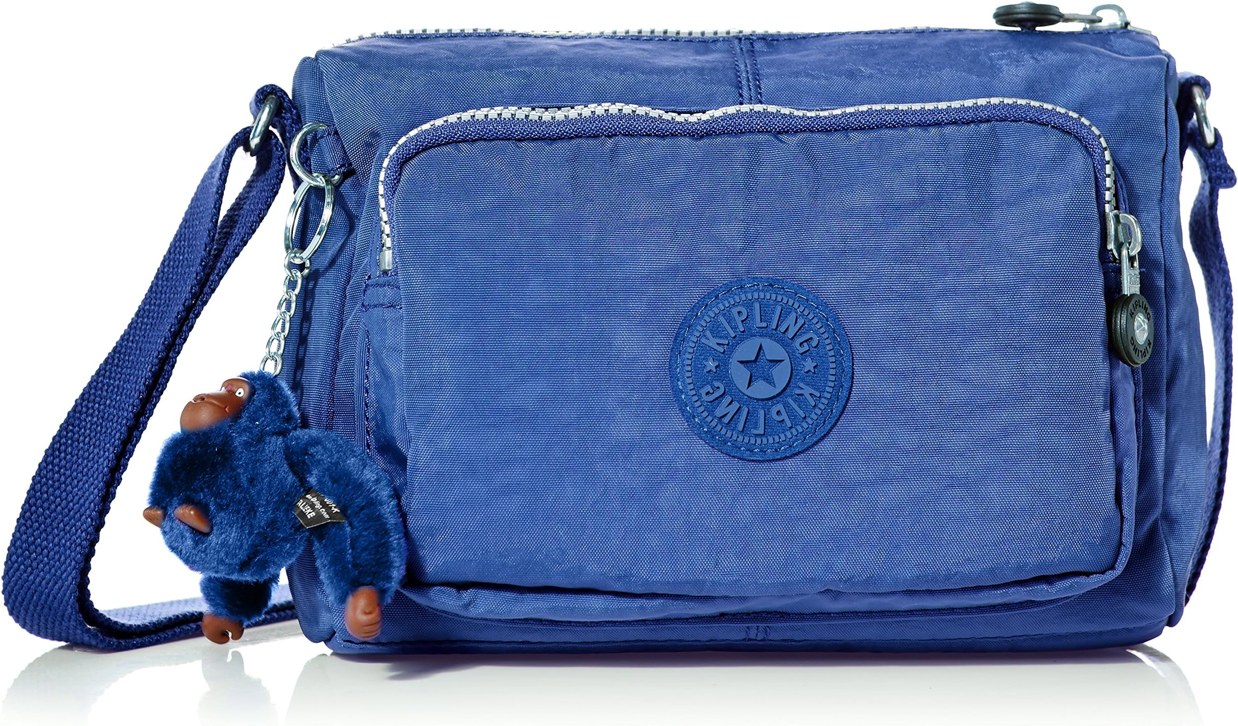 Kipling Reth S, Women’s Cross-Body Bag, Blau (Jazzy Blue), 13.5x23x15.5 cm (B x H T)