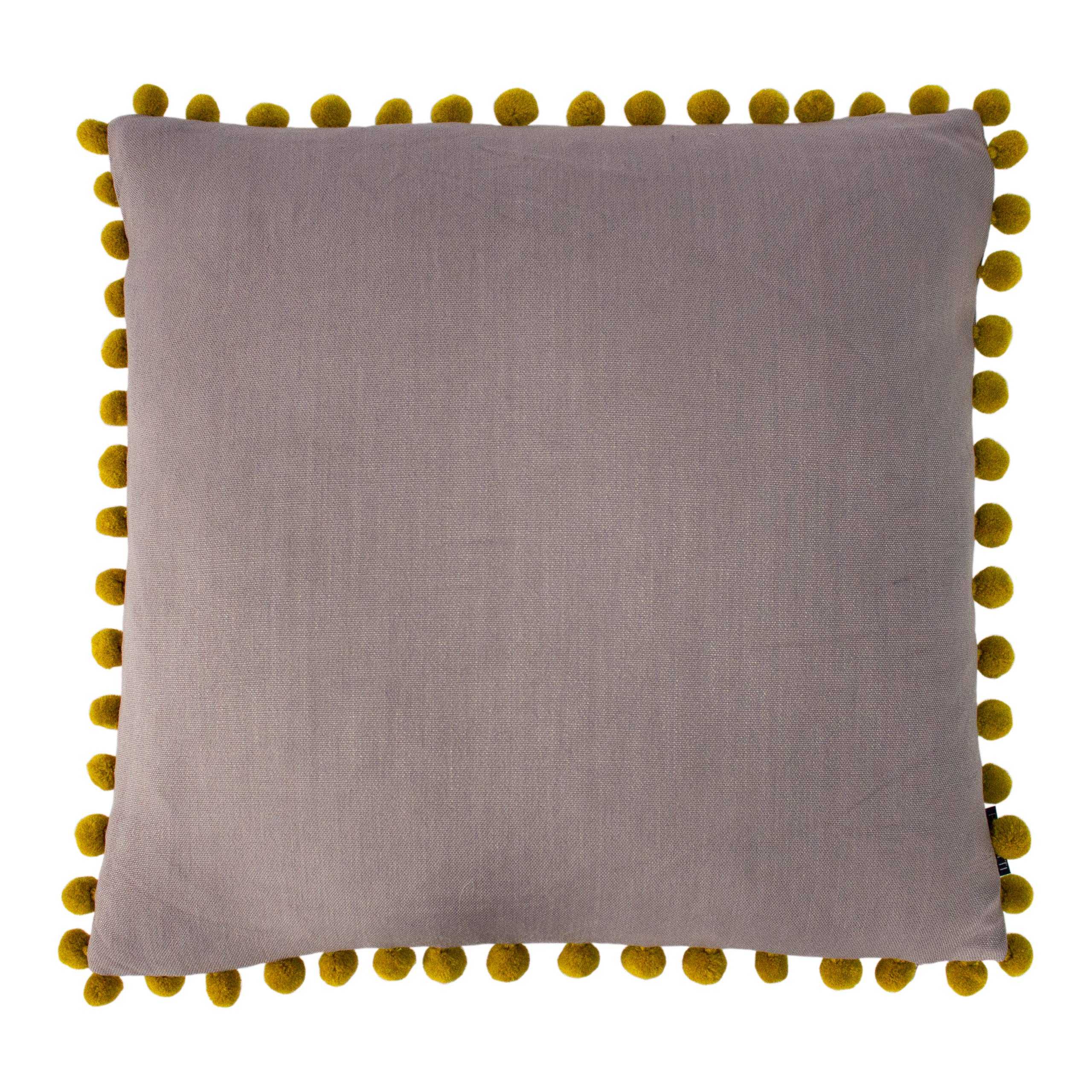 Riva Home Mardi Gras Polyester Filled Cushion, Viscose, Dove/Gold