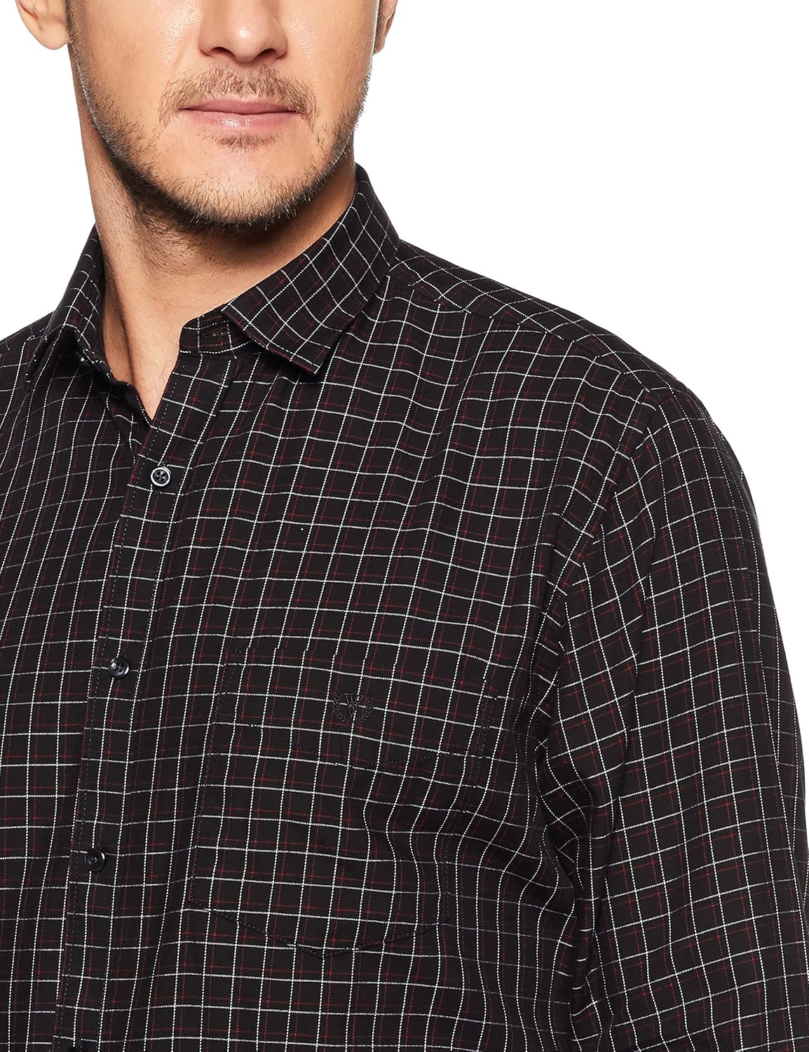 van heusen sport men's plain slim fit cotton casual shirt