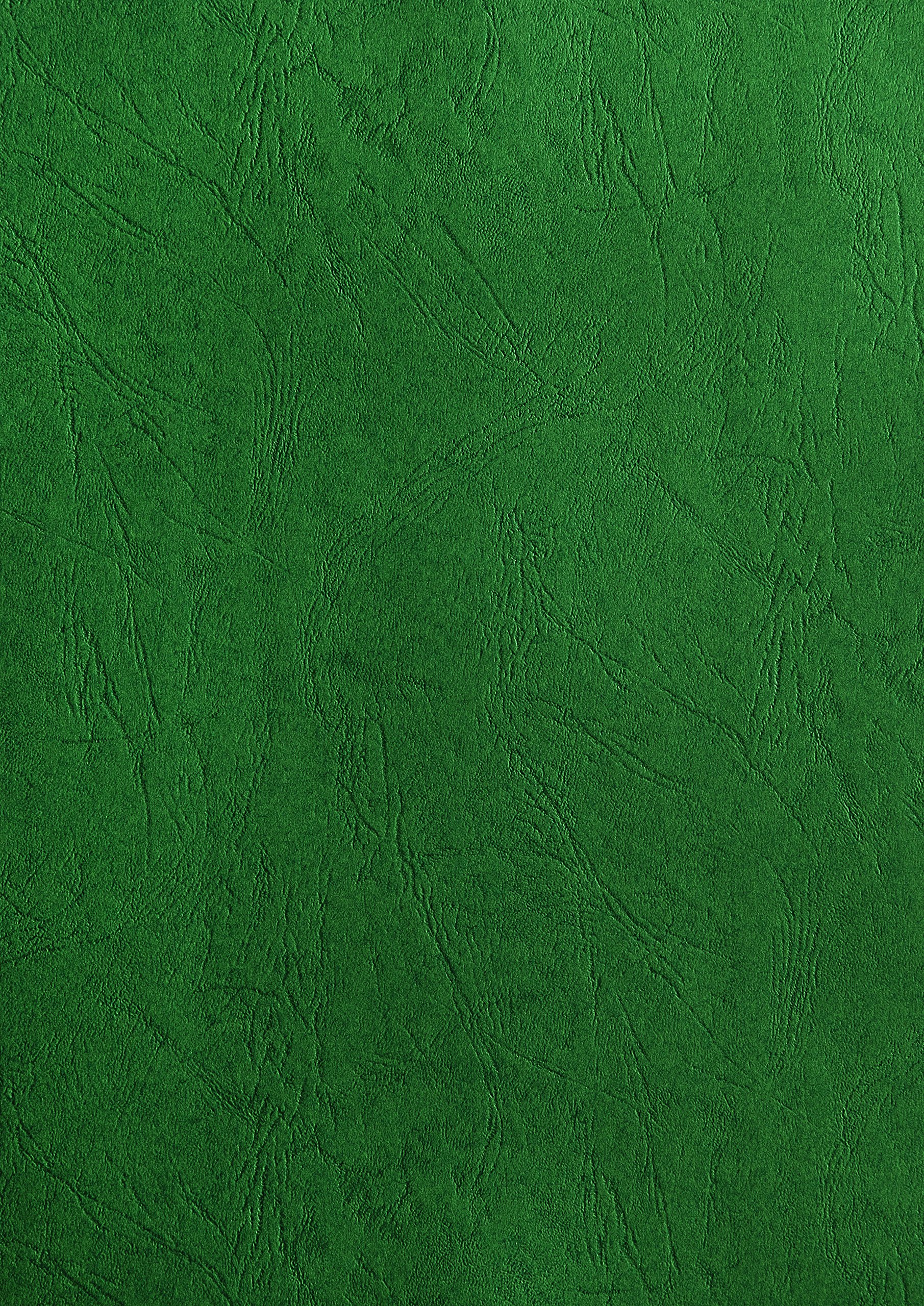 PAVO Premium A4 Leather Grain Binding Cover - Dark Green (Pack of 100)