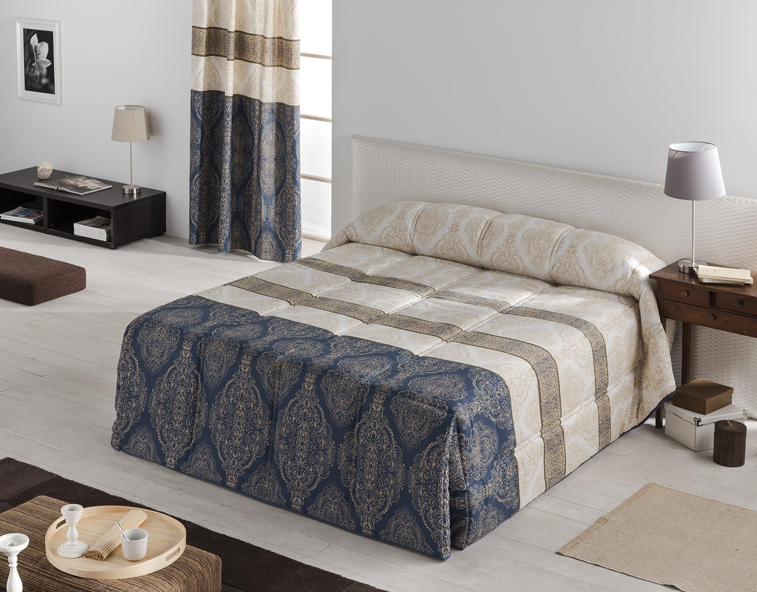 Conforter Prague Blue 160 x 200 cm Blue