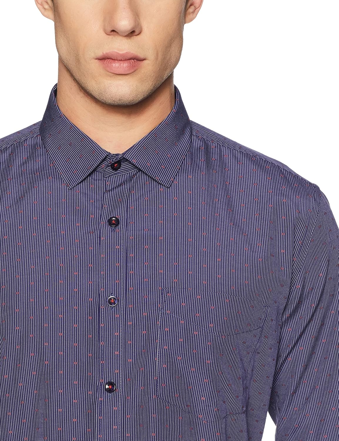 symbol amazon brand men's formal shirt