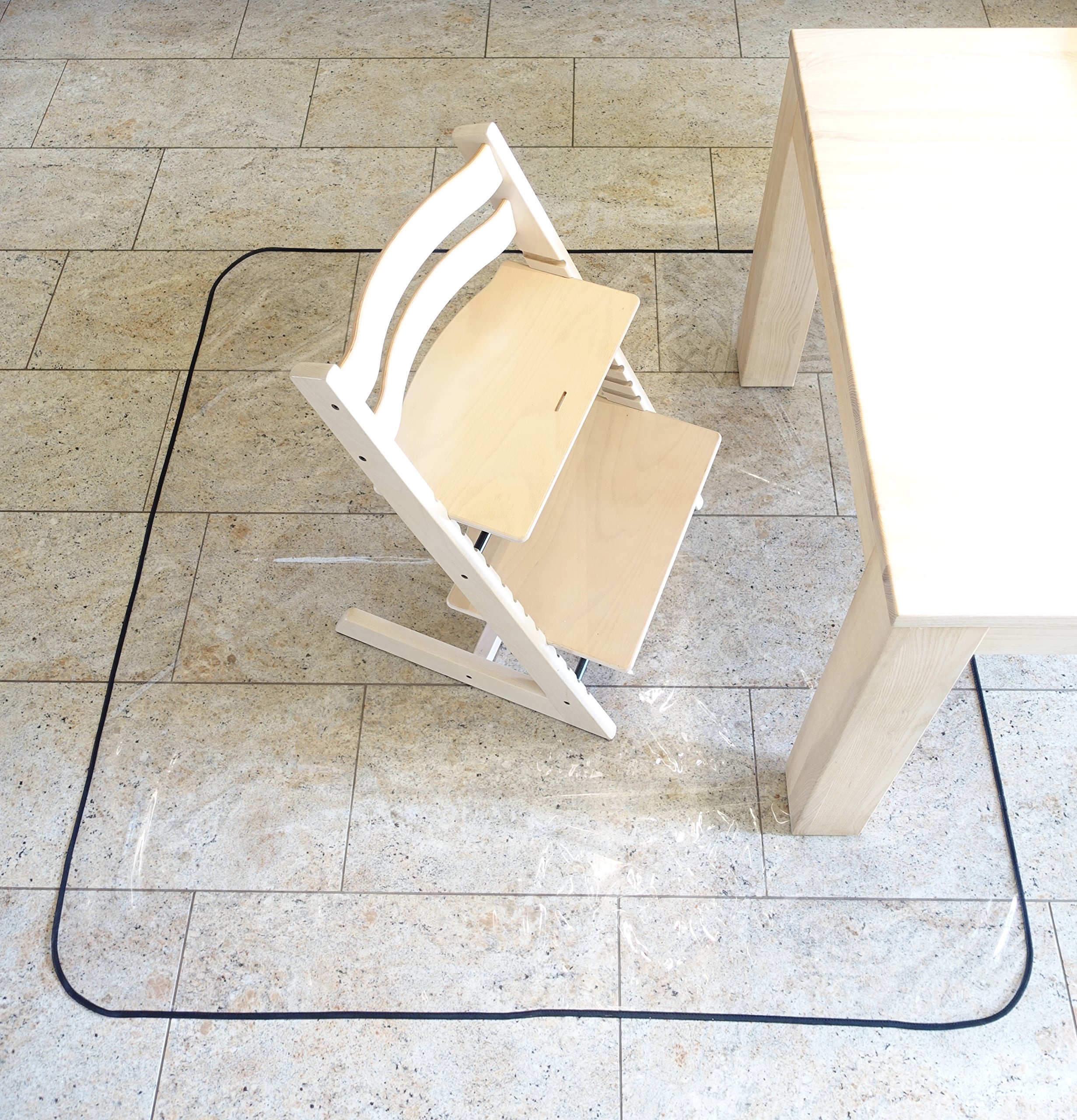 Sunnybaby 10351 Stain Protection Film for Table or Floors, Transparent