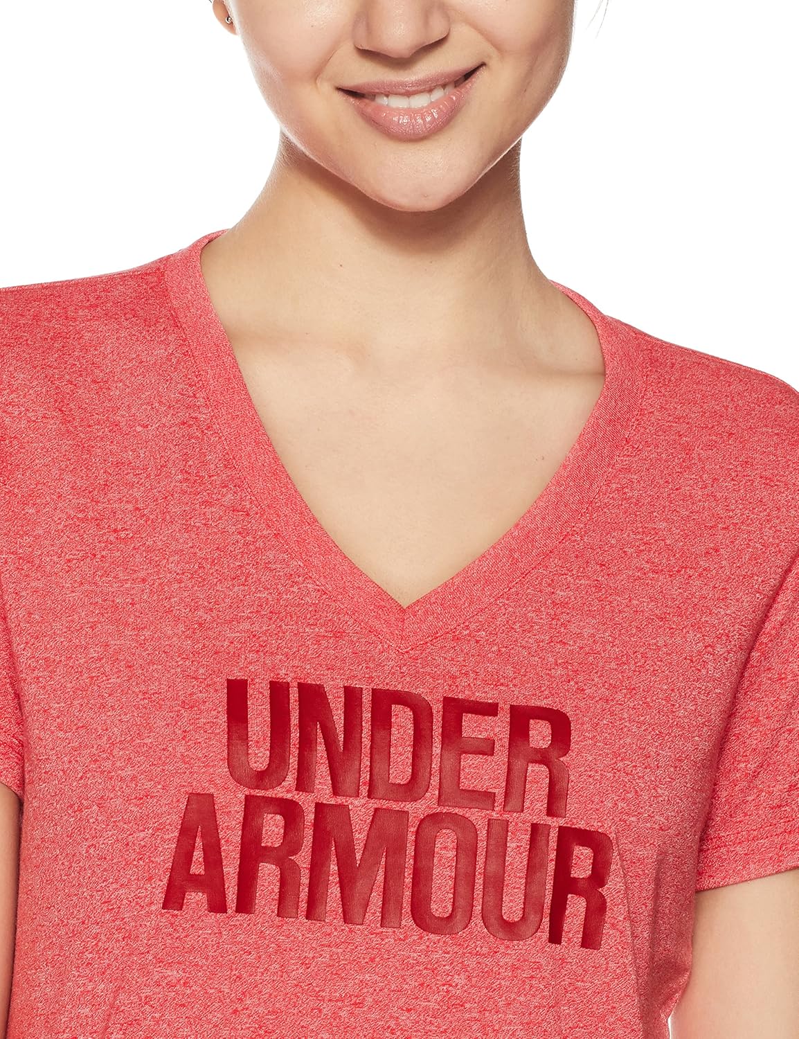 under armour threadborne train wood mark women's sports t-shirt