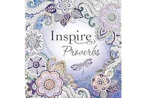 Tyndale Inspire: Proverbs (Softcover): Creative Coloring Bible, Includes Entire Book of Proverbs, Connect with God’s Inspired Word Through Coloring and Reflection, Large Font Journaling Bible Book