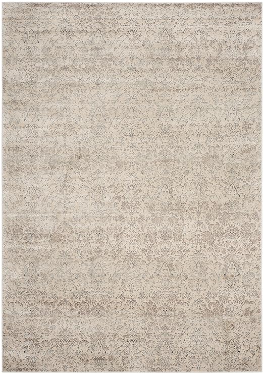 Safavieh Valence gewebter Teppich, VTG434F, Elfenbein / Grau, 121 X 170 cm