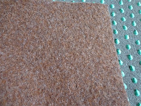Kunstrasen (4€/m²) braun mit Noppen 500 x 400 cm