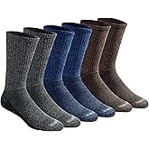 Dickies Men's Dri-Tech Essential Moisture Control Crew Socks (6 & 12 Pairs)