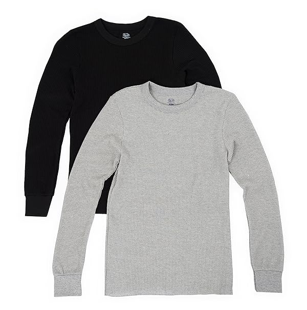 fruit of the loom men's classics midweight thermal crew top