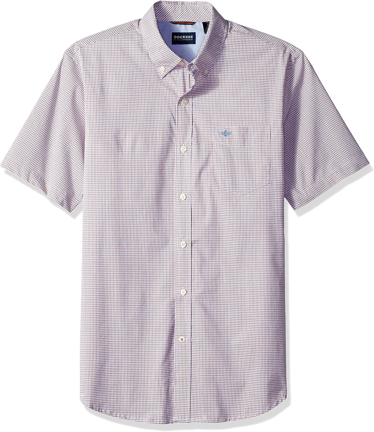 Dockers Men's Short-Sleeve Button-Down Comfort Flex Shirt at  Men’s Clothing store
