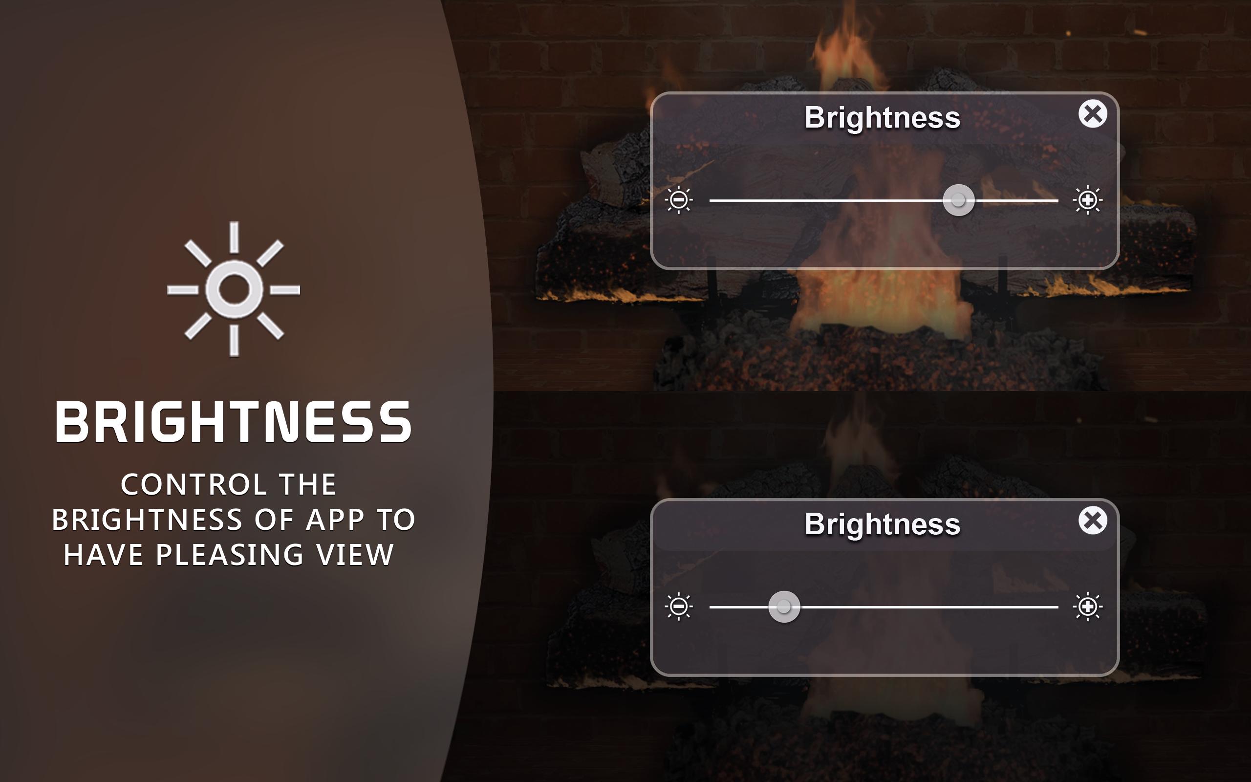 Romantic Firefly HD - Fireplace Wallpaper & Themes
