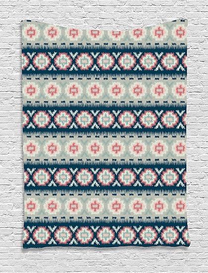 Amazon Com Lunarable Aztec Tapestry Blurred Looking Tribal