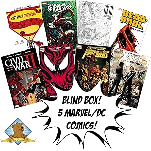 5 DC Marvel Comic Caja Sorpresa Sorpresa – Batman Spider ...