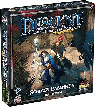 Asmodee HEI0624 - Descent 2. Edition, Schloss Rabenfels - Erweiterung