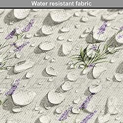 Lunarable Lavender Fabric by The Yard, Vintage
