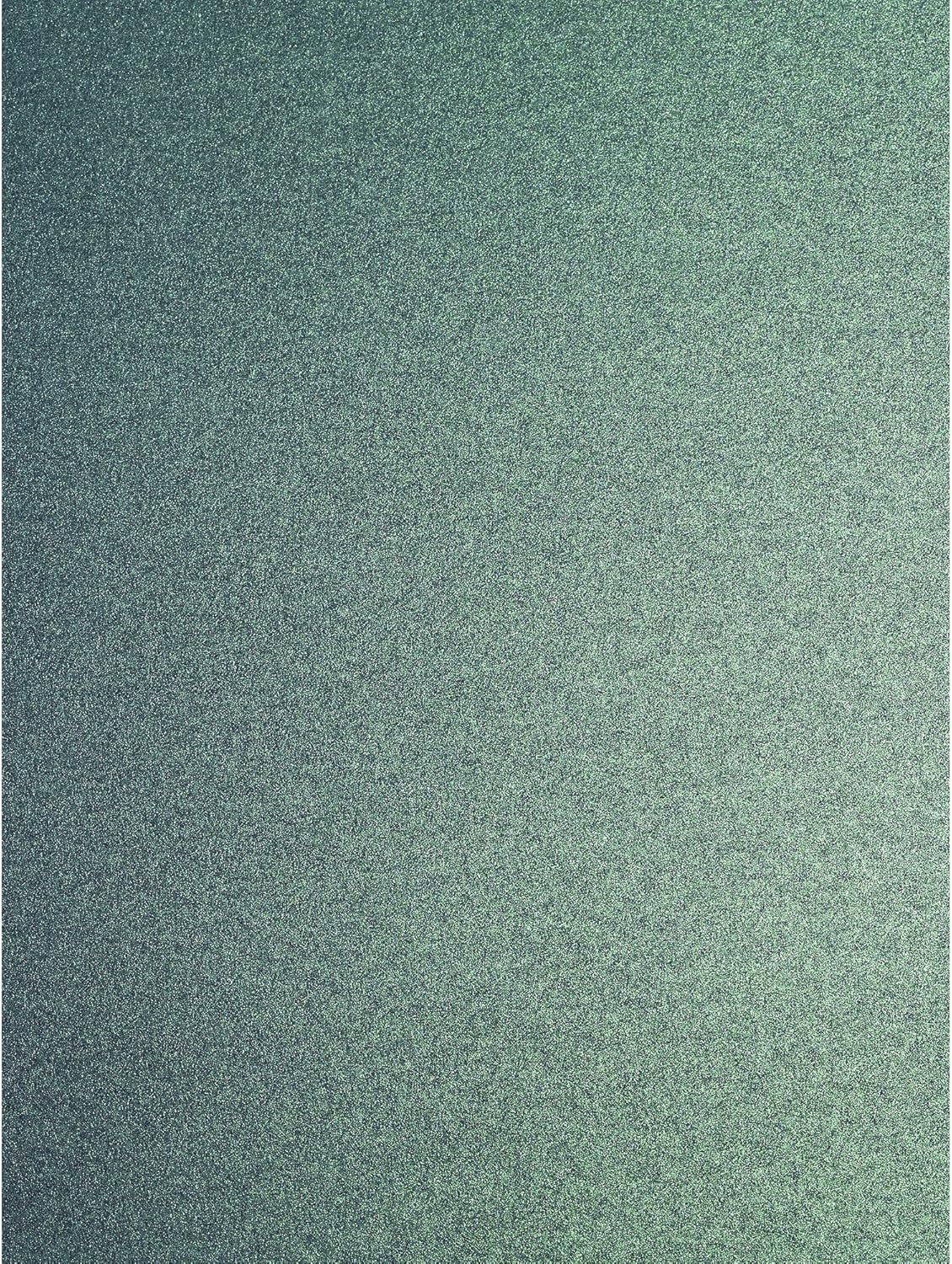 Syntego Gardeners Green Pearlescent Shimmer Effect Double Sided A4 Decorative Card 290gsm Christmas x 10, 21 x 29.7 cm