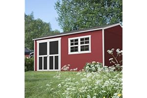 Handy Home Products Astoria 12x24 Do-It-Yourself Wooden Storage Shed with Floor Kit- Does not Include Paint or Roofing Shingles