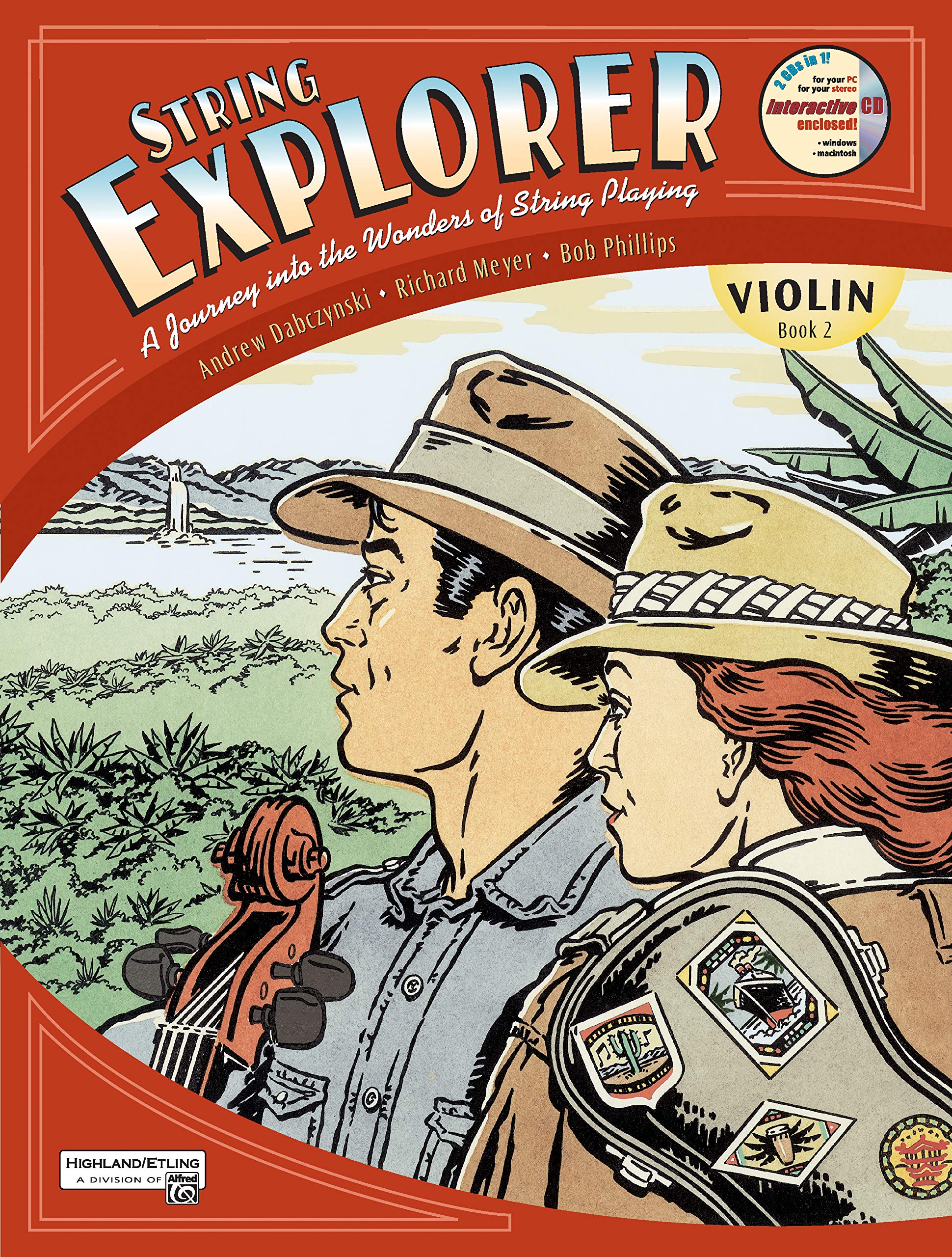 String Explorer, Bk 2: Violin, Book & Interactive Cd (9780739030707)