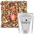 Tealyra - Lovely Lemongrass - Strawberry - Orange - Fruity Herbal Loose Leaf Tea - Hot and Iced Drink - Vitamins and Antioxidants Rich - Caffeine Free - All Natural - 112g (4-ounce)
