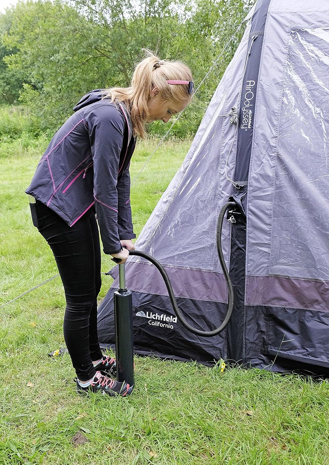 Lichfield California Tall Inflatable Drive Away Awning for Campervans Motorhomes, Vans and RVs, Adjustable Height 2.45 to 2.9 metres - Image 4