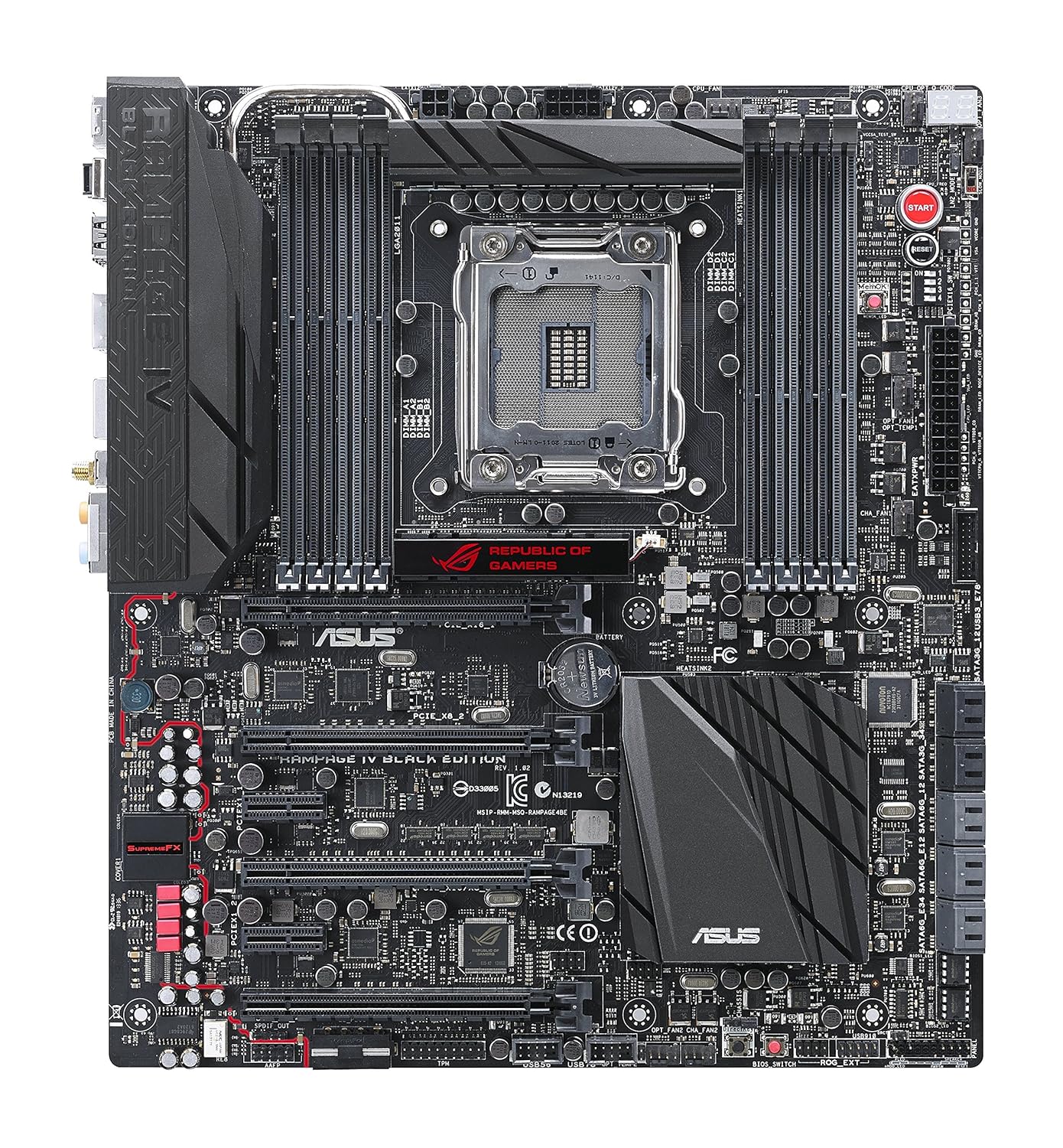 Asus Rampage IV Black Edition EATX DDR3 2133 Intel LGA 2011 Motherboard:  Amazon.ca: Computers & Tablets