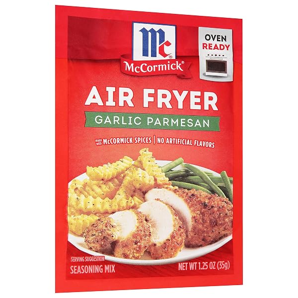 MCCORMICK AIR FRYER GARLIC PARMESAN SEASONING MIX, 1.25 OZ (PACK OF 12)