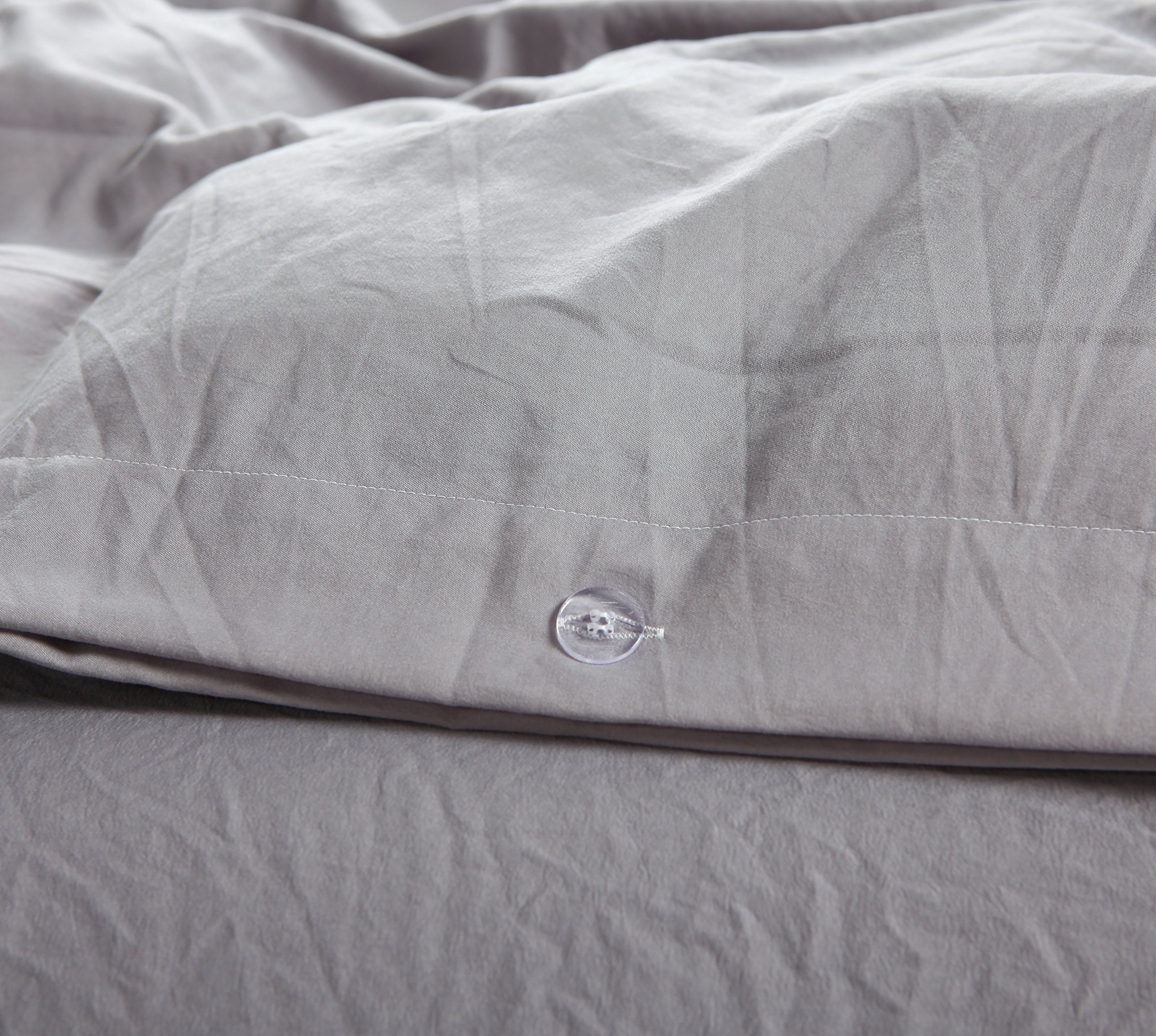 MH MYLUNE HOME Quality 3 Piece Duvet Cover Set Queen Size, Environmental,Fade Resistant, Hypoallergenic 140g/㎡ Bedding Set