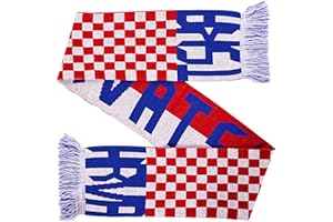 EUROSCARVES Hrvatska Croatia Soccer Knit Scarf