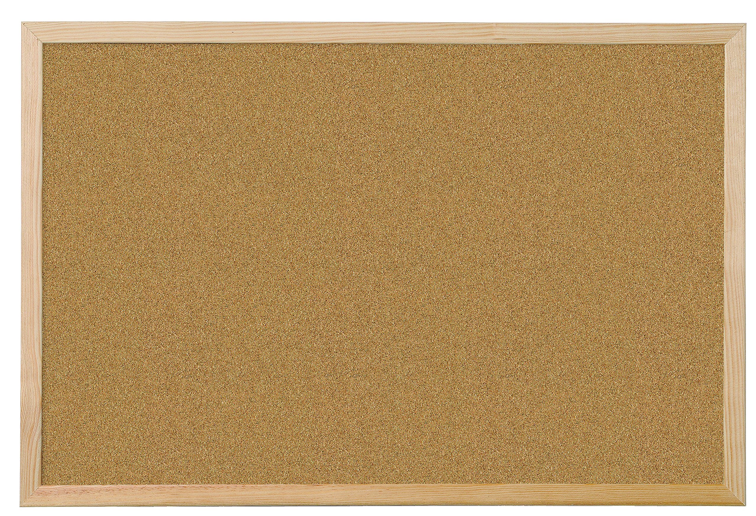 Q-Connect Lightweight Cork Noticeboard 600 x 900 mm
