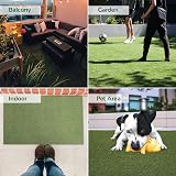 GardenKraft 4m x 1m Artificial Grass Roll 15mm High-Density UV Stabilised view 7