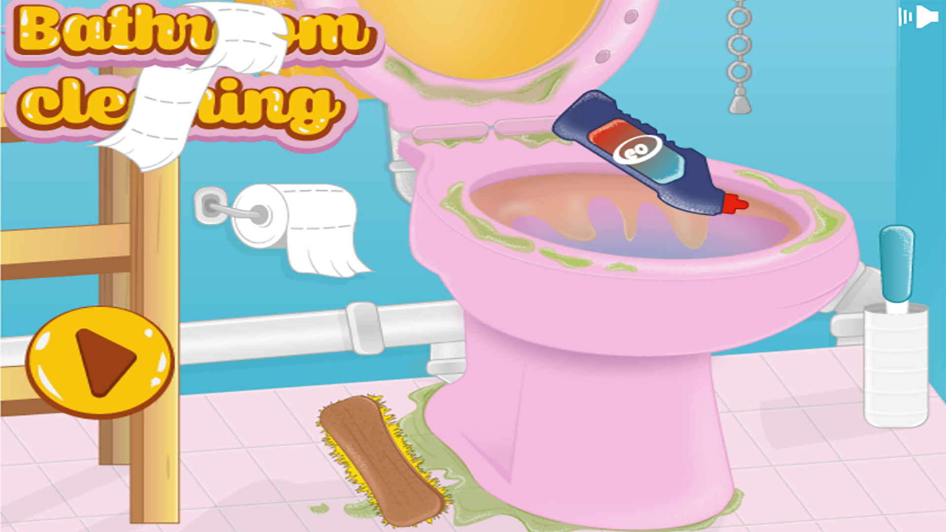 cleaning games toilet for for Android