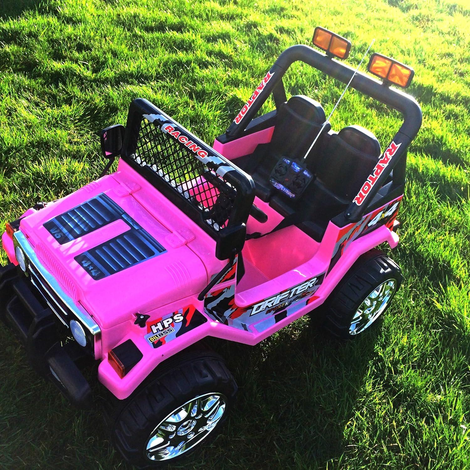 Super Saturday Www funstuff ie KIDS 12V RAPTOR ELECTRIC RIDE ON CAR 4x4
