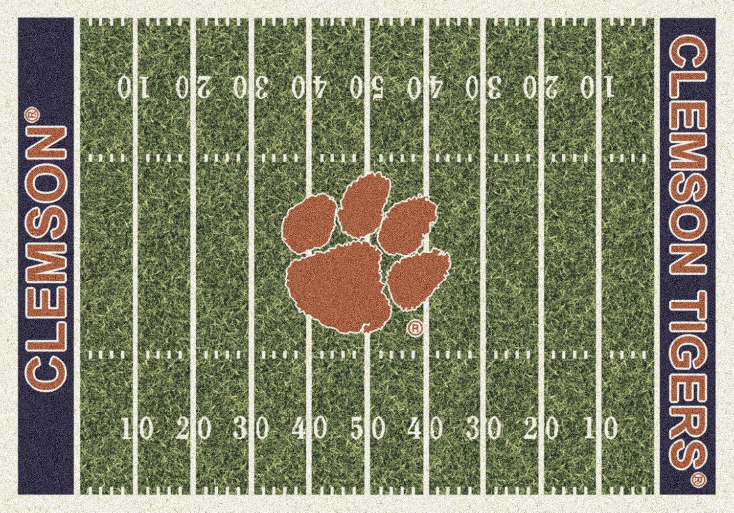 Amazoncom Clemson Tigers Home Field Rug Clemson Tigers