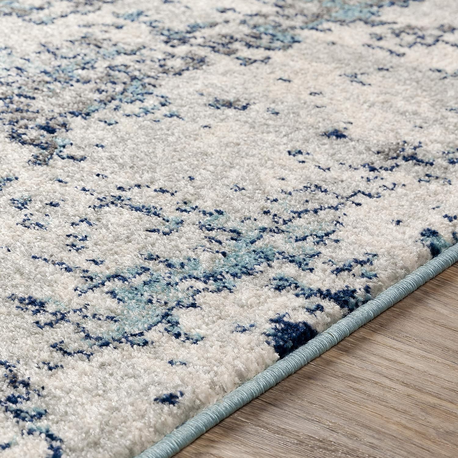 Artistic Weavers Arti Blue Area Rug, 7'10" x 10'3": Furniture & Decor