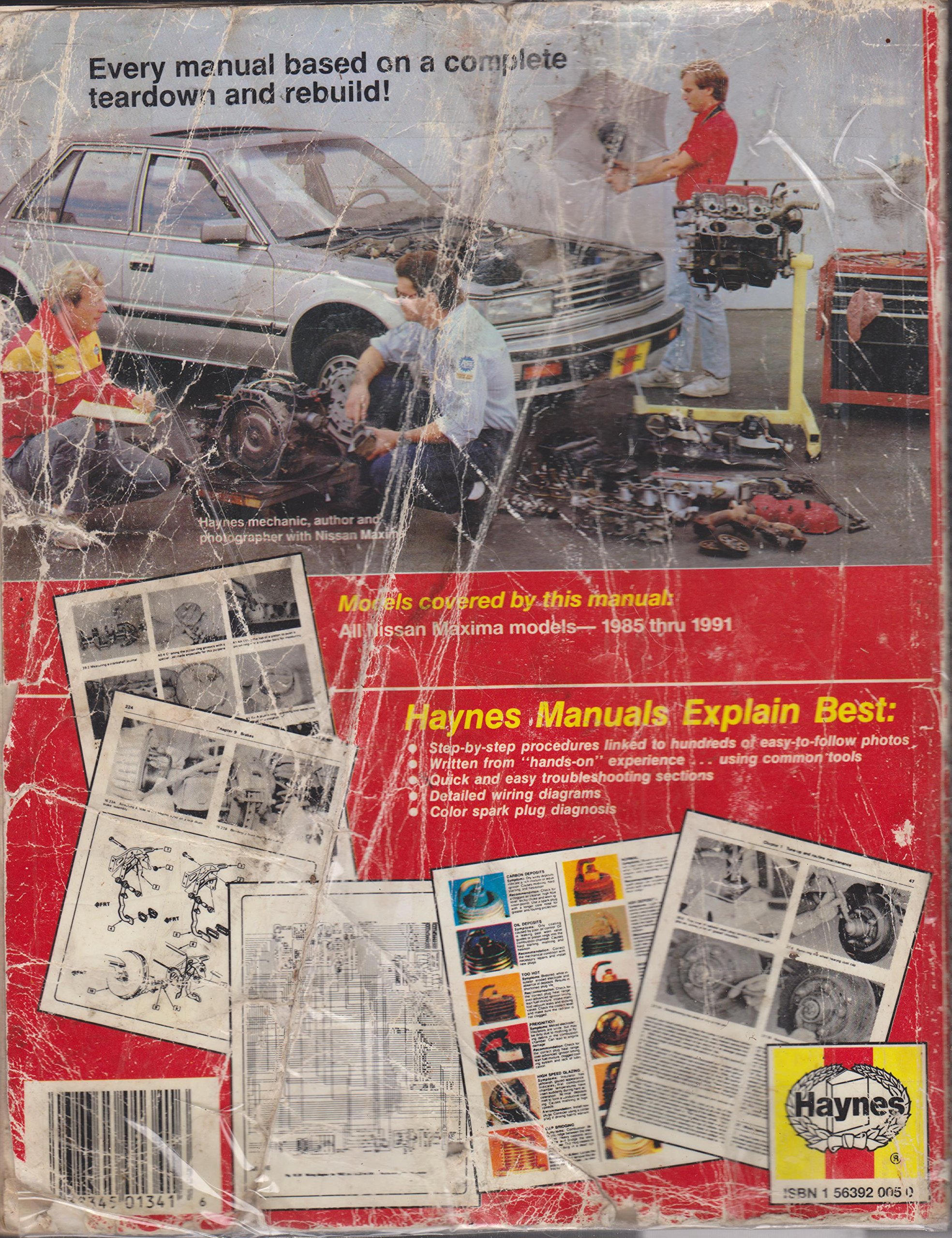 Nissan Maxima Automotive Repair Manual (Haynes Automotive Repair Manual  Series): Ken Freund: 9781563920059: Amazon.com: Books